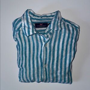 Vineyard Vines Striped Linen Shirt